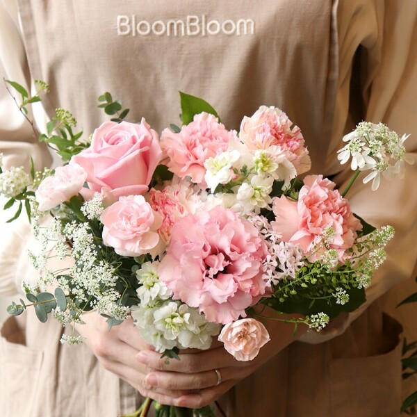 블룸블룸본점,[꽃다발]미니핑크 꽃다발